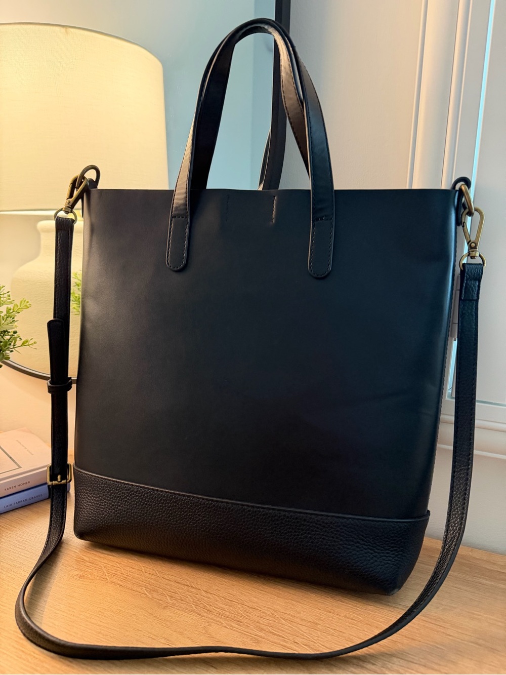 Melrose and Market Audrey leather tote